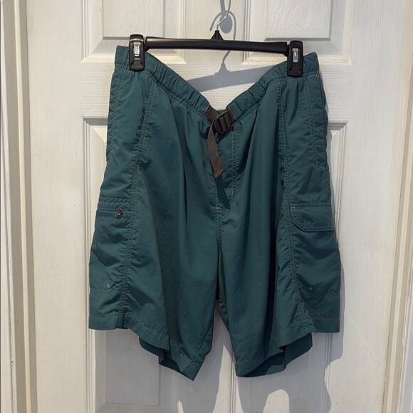 Columbia teal swim trunks with belt SZ large - Picture 1 of 8